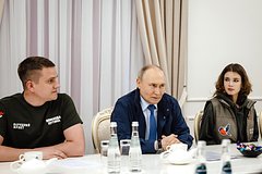 Путин объяснил цель визита в Курскую область