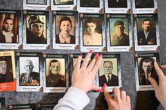 Тысячи лиц Победителей появились на машинах и Стенах памяти в рамках «Бессмертного полка»