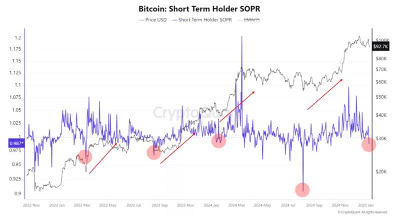 В CryptoQuant зафиксировали сигнал «покупай на падении» в биткоине