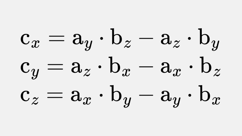 Векторное произведение векторов: что это и как посчитать